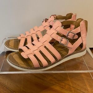 Hanna Andersson Vera Gladiator Sandals Size
